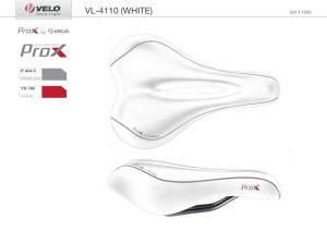 SIODEŁKO VELO  PROX  VL-4110 BIAŁE  D2, ZONE FULL CUT, GEL