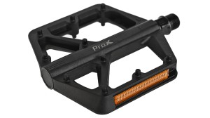PEDAŁY  PROX BASE 42 CZARNE NYLON, OŚ BORONOWA, ODBLASKI
