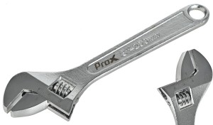 KLUCZ  PROX NASTAWNY 8" (200MM) SREBRNY