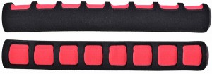 CHWYTY PROX GP-01 CZERWONO-CZARNE 215MM PIANKA DŁUGIE