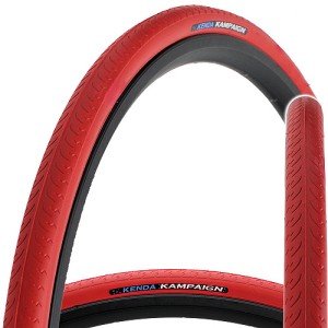 OPONA KENDA 700 X 23C K177 KAMPAIGN 30TPI CZERWONA