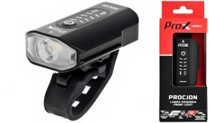 LAMPA PRZÓD PROX PROCJON 600Lm, 1200mAh, USB-C, SAFE MODE, GO PRO