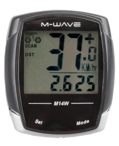 LICZNIK M-WAVE 14 F. BEZPRZEWODOWY M14W