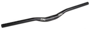 KIEROWNICA M-WAVE ALU GIĘTA 31,8x700 MM CZARNA OEM