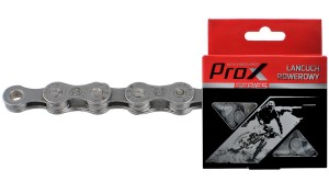 ŁAŃCUCH  PROX S9 9 RZĘD. 116L, SZARO/SZARY ZAPINKA BOX