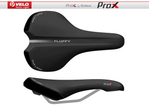 SIODEŁKO VELO  PROX  VL-3517 FLUFFY SREBRNE