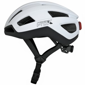 KASK PROX  MAGNETO LED BIAŁO-CZARNY  L/XL (59-61CM)