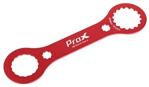 KLUCZ  PROX DO SUPORTU SH-HOLLOWTECH II BB-07A, 41/44mm 16T, DWUSTRONNY, CZERWONY