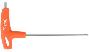 KLUCZ  PROX IMBUSOWY TYPU T WR-47, 6MM POMARAŃCZOWY