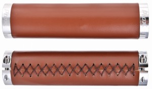 CHWYTY PROX GP-91B BRĄZOWE 130MM SKÓRA ECO SKRĘCANE
