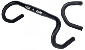 KIEROWNICA  PROX ALU SZOSA 31,8/131mm/84mm SZEROKOŚĆ 400mm, CZARNA MATOWA