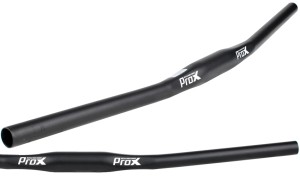 KIEROWNICA  PROX ALU PROSTA 31.8/680mm CZARNA MATOWA