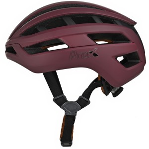KASK PROX  YELO BORDOWY L (58-61cm)