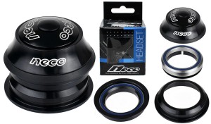 STERY KIEROWNICY NECO PÓŁZINTEGROWANE H146M 15MM CZARNE MASZYNA