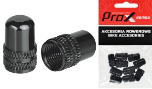 NAKRĘTKA NA ZAWÓR PROX AV-02 SCHREDER CZARNA, ALUMINIOWA