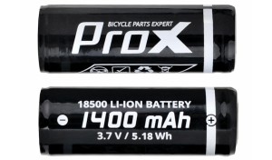 AKUMULATOR PROX 18500 Li-Ion 1400MAH, 3,7V