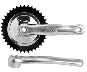MECHANIZM KORBOWY  PROX CITY 38Z ALU SREBRNO/CZARNA 170MM