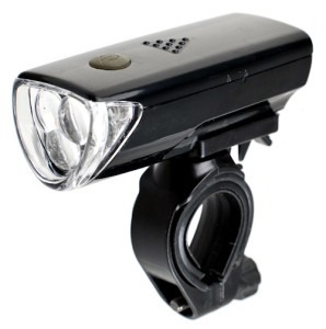 LAMPA PRZÓD X-LIGHT 3 LED + 3xAAA (XC-104A) CZARNA