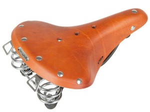 SIODEŁKO SKÓRZANE M-WAVE TREK D.R. BRĄZOWE ( produkt na zamówienie )