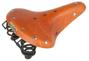 SIODEŁKO SKÓRZANE M-WAVE TREK BRĄZOWE 250X210 ( produkt na zamówienie )