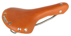 SIODEŁKO SKÓRZANE M-WAVE RACE T.L. BRĄZOWE ( produkt na zamówienie )