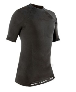 KOSZULKA ROWEROWA TERMOAKTYWNA M-WAVE T-SHIRT XS/S CZARNA ( produkt na zamówienie )